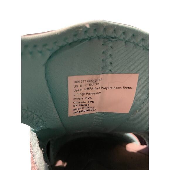 Crivit Grey Aqua Blue Hiking Strap Water Sandals Size 8 - Picture 6 of 7